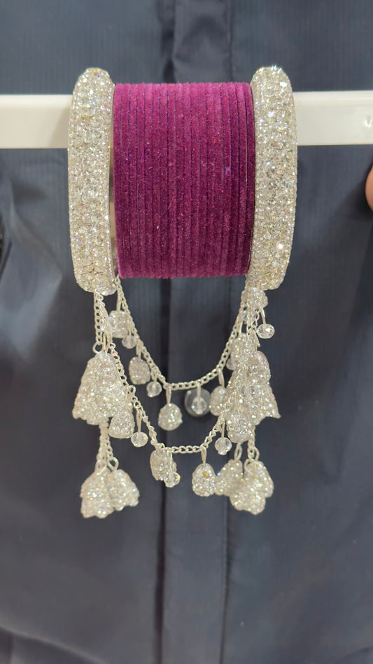Latkan Bangles set For 1 hand