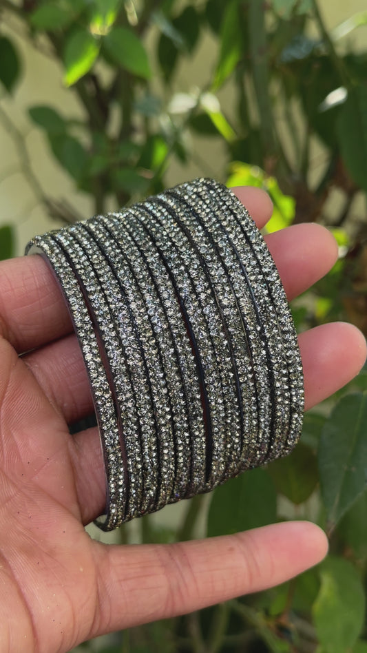 Glass Stone Bangles