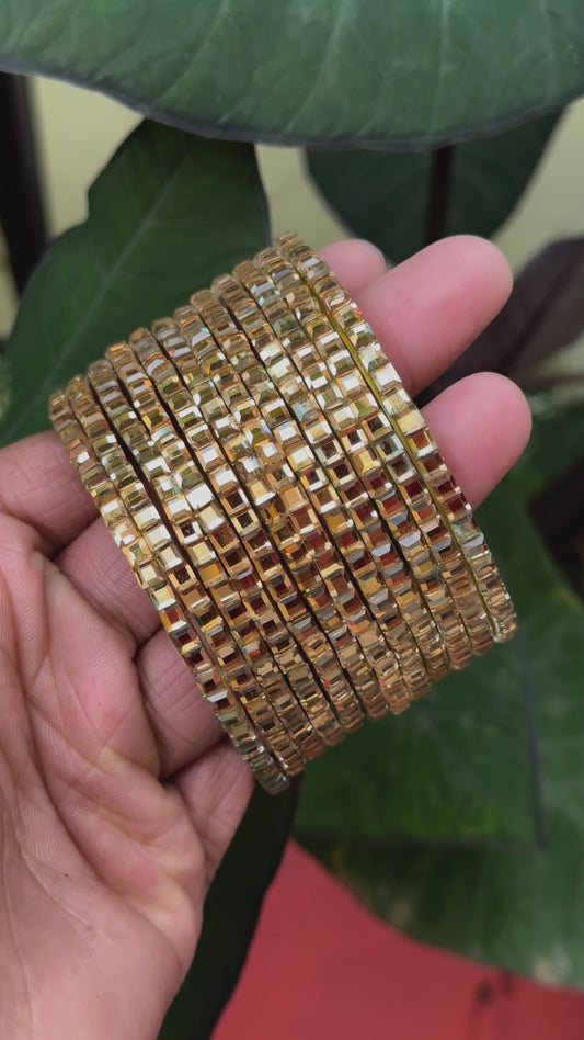 Kundan Glass Bangles