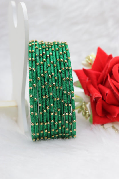Thread Metal Bangles