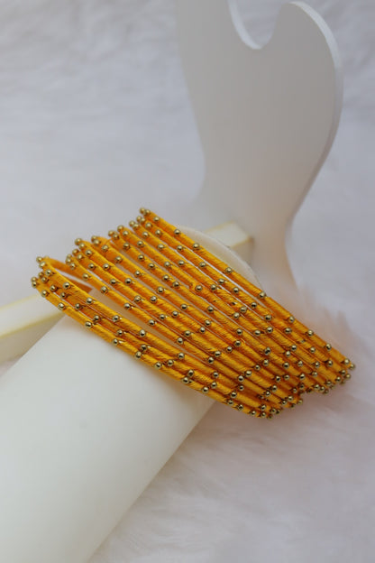 Thread Metal Bangles
