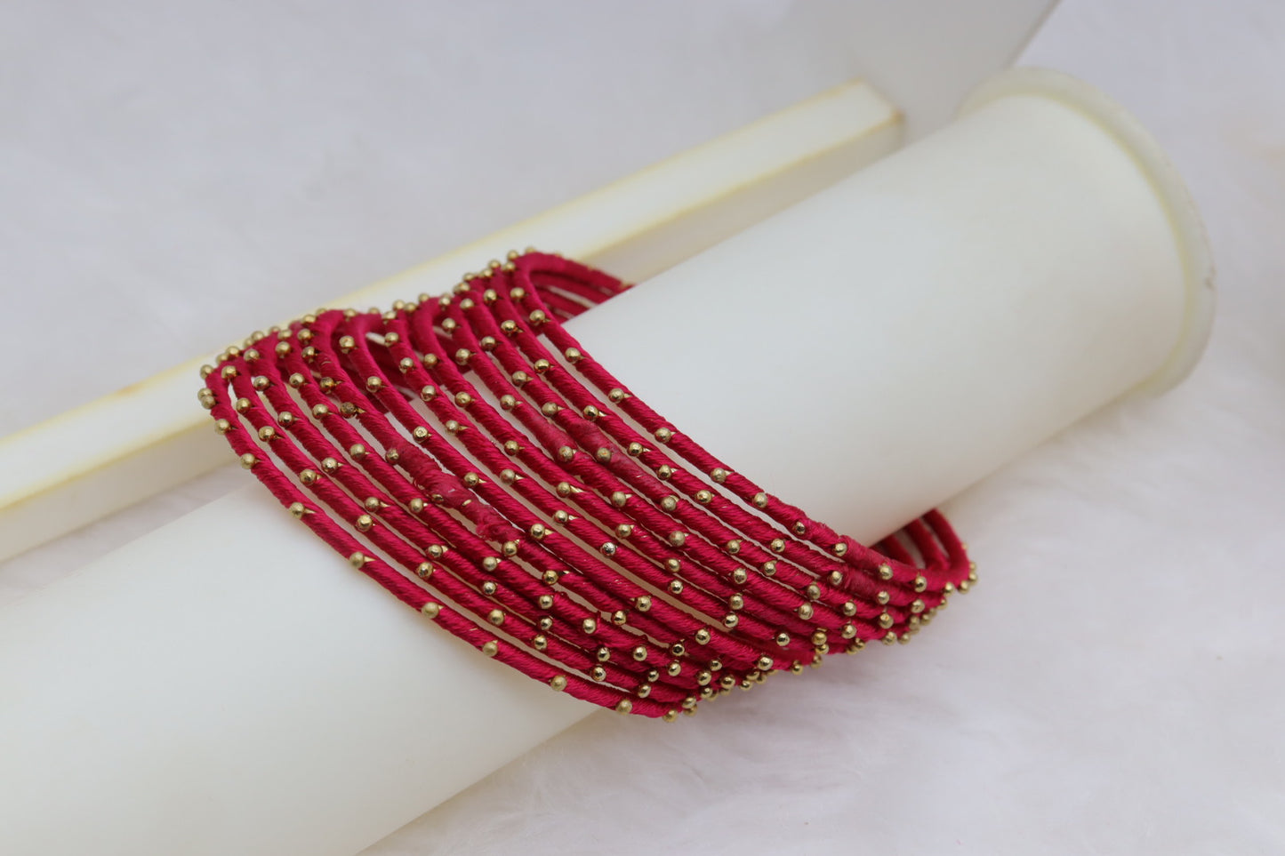 Thread Metal Bangles