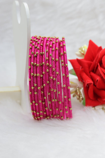 Thread Metal Bangles