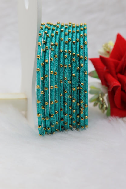 Thread Metal Bangles