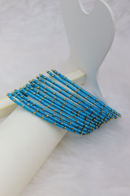 Thread Metal Bangles
