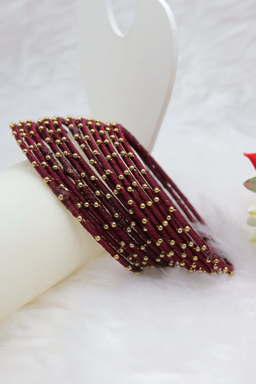 Thread Metal Bangles