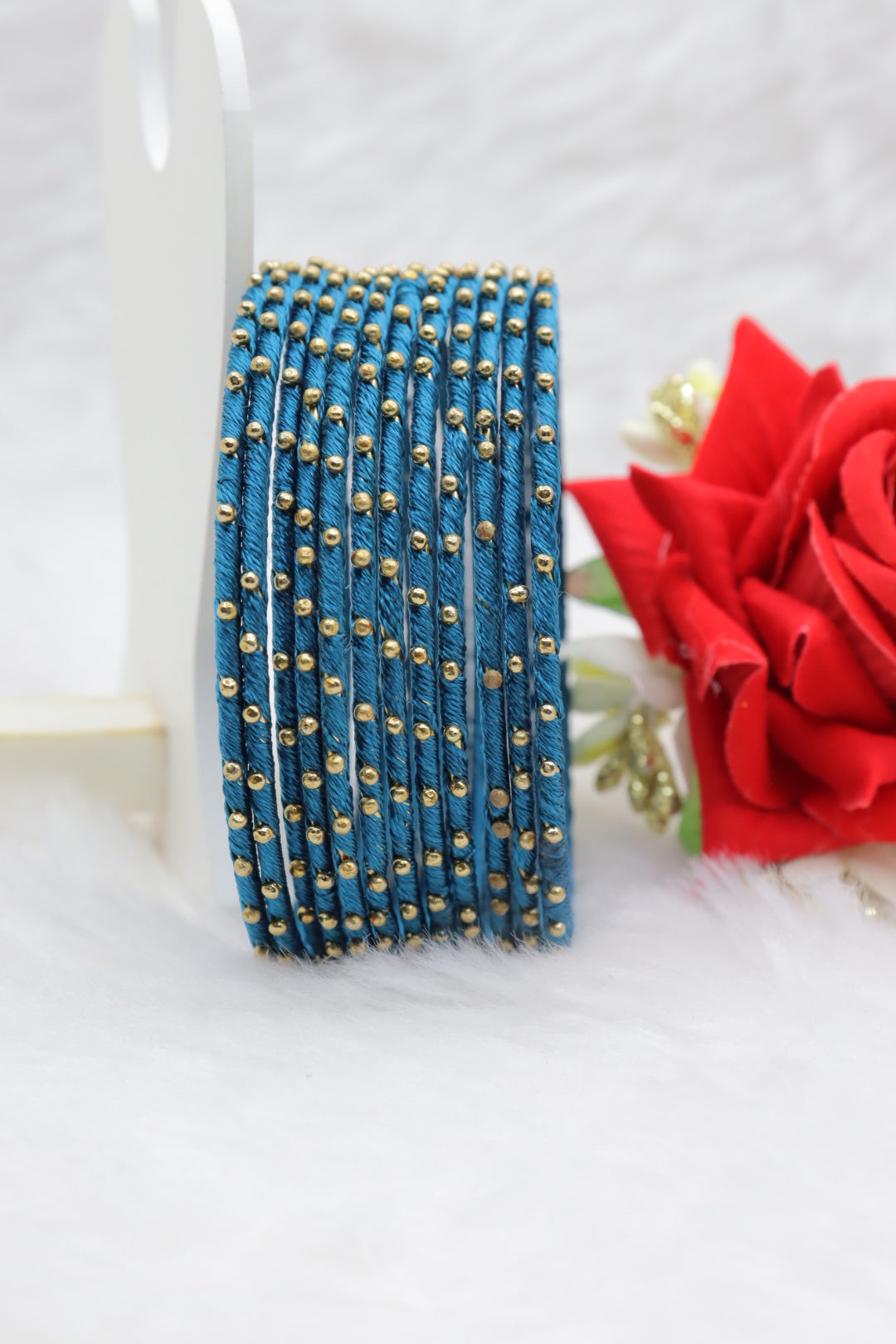 Thread Metal Bangles