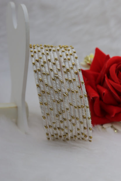 Thread Metal Bangles