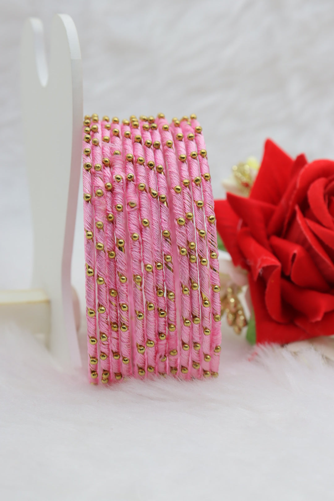 Thread Metal Bangles